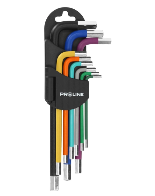 Zdjęcie: Klucze imbusowe długie kpl. 9 szt. 1,5-10 mm, S2, PROLINE