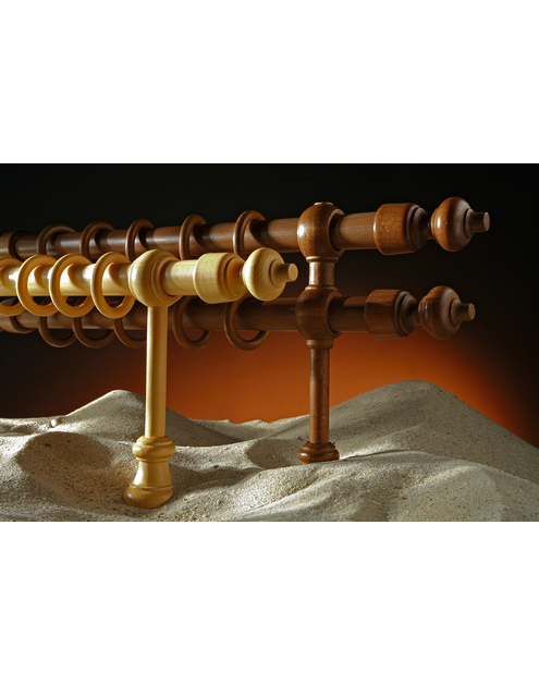 Zdjęcie: Karnisz podwójny Hermes 380 cm calvados KARWEL