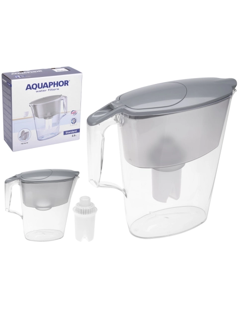 Zdjęcie: Dzbanek filtrujący 2,5 L Standard + wkład B15 01792 szary RAVI