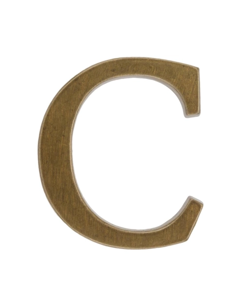 Zdjęcie: Litera aluminiowa "C" 105 mm brąz transparent METRO