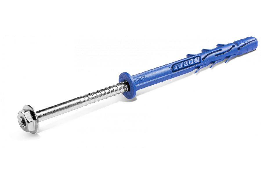 Zdjęcie: Kołek ramowy z kołnierzem z nierdzewnym wkrętem R-FF1-N-K-A4 10x140 mm 25 szt. RAWLPLUG