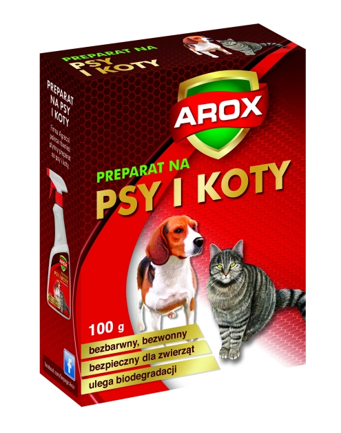 Zdjęcie: Preparat na psy i koty Arox 0,01 kg AGRECOL