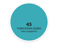Zdjęcie: Farba lateksowa Moc Koloru turkusowa głębia 5 L DEKORAL