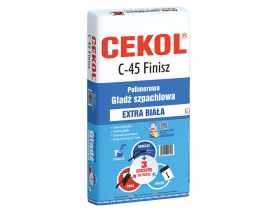 Gładź szpachlowa Finisz C-45, 20 kg biała CEKOL