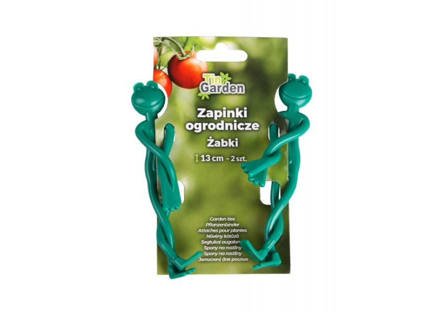 Zdjęcie: Zapinki ogrodnicze żabki 13 cm 2 sztuki TIN TOURS