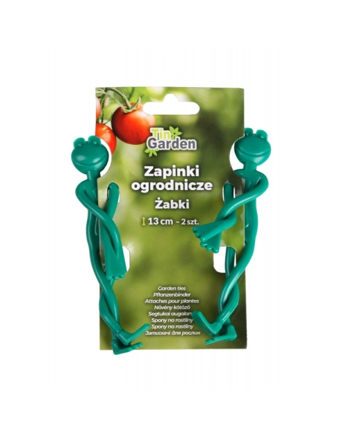 Zdjęcie: Zapinki ogrodnicze żabki 13 cm 2 sztuki TIN TOURS