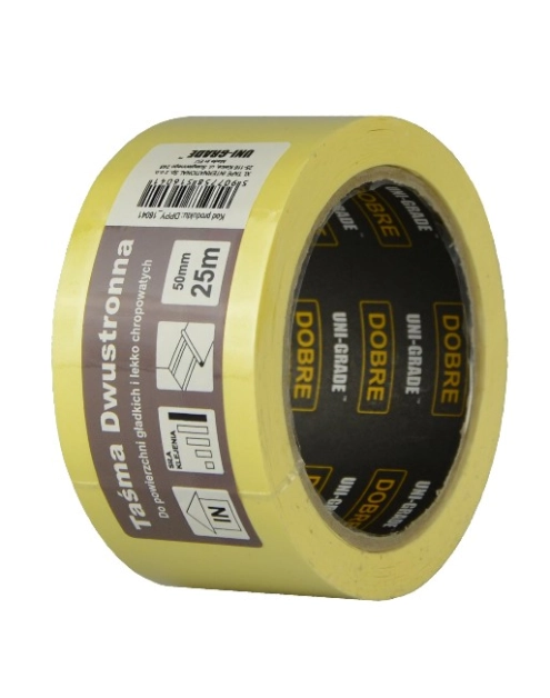 Zdjęcie: Taśma malarska dwustronna 50 mm - 25 m BLUEDOLPHIN