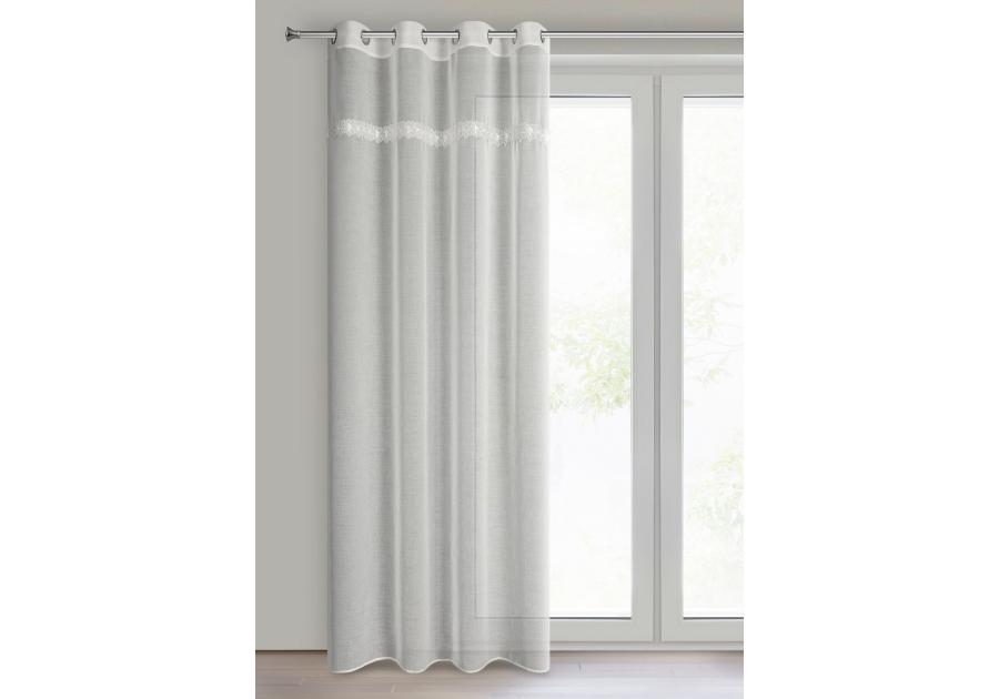 Zdjęcie: Firana gotowa Keli 140 x 250 cm biały EUROFIRANY