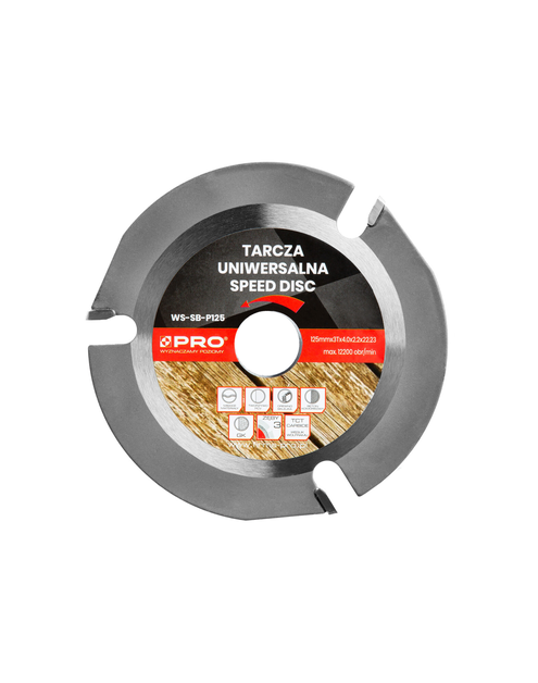 Zdjęcie: Tarcza uniwersalna speed disc z funkcją struga 125 x 3.8 x 22.23 PRO FACHMAYER