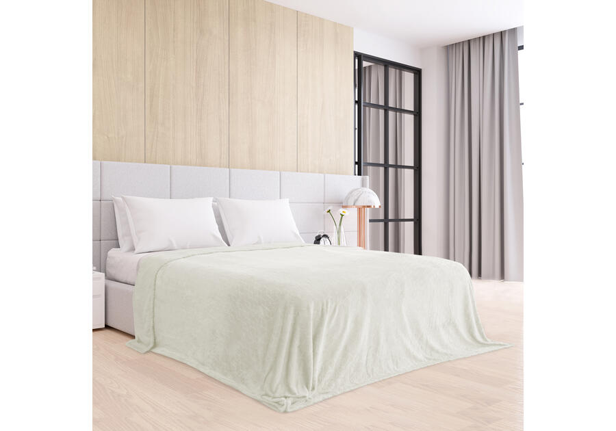 Zdjęcie: Koc Nessa creamam 150x200 cm AMELIAHOME