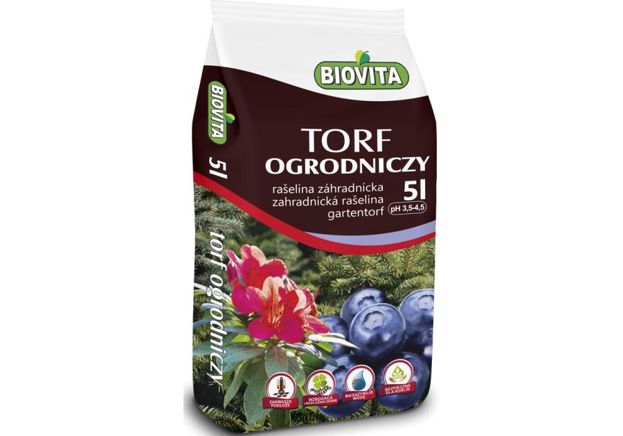 Zdjęcie: Torf ogrodniczy 5 L BIOVITA
