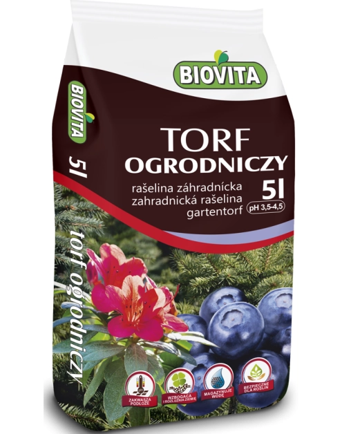 Zdjęcie: Torf ogrodniczy 5 L BIOVITA