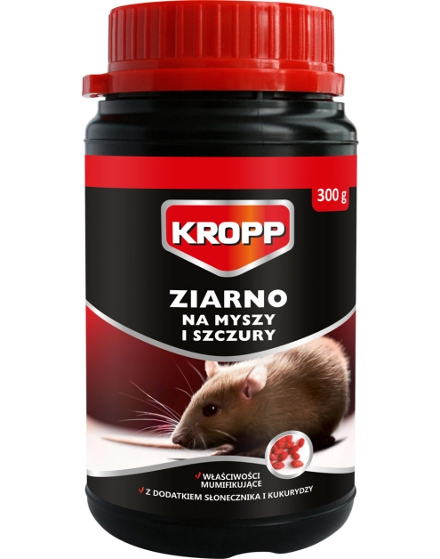 Zdjęcie: Ziarno na myszy i szczury 300 g KROPP