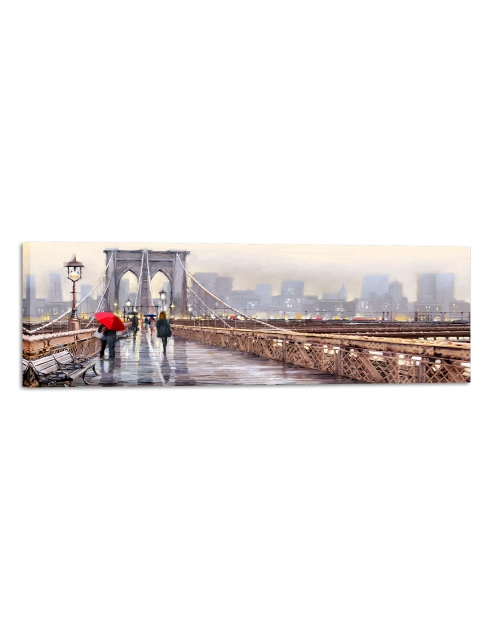 Zdjęcie: Obraz Canvas Watercolor 4 45x140 cm St400 New York Bridge 
STYLER