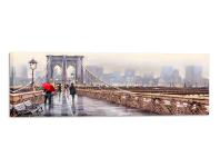 Zdjęcie: Obraz Canvas Watercolor 4 45x140 cm St400 New York Bridge 
STYLER