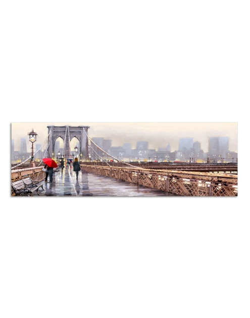 Zdjęcie: Obraz Canvas Watercolor 4 45x140 cm St400 New York Bridge 
STYLER