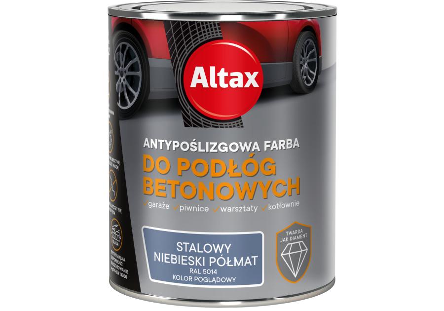 Zdjęcie: Farba do podłóg betonowych 0,75 L stalowy niebieski półmat ALTAX