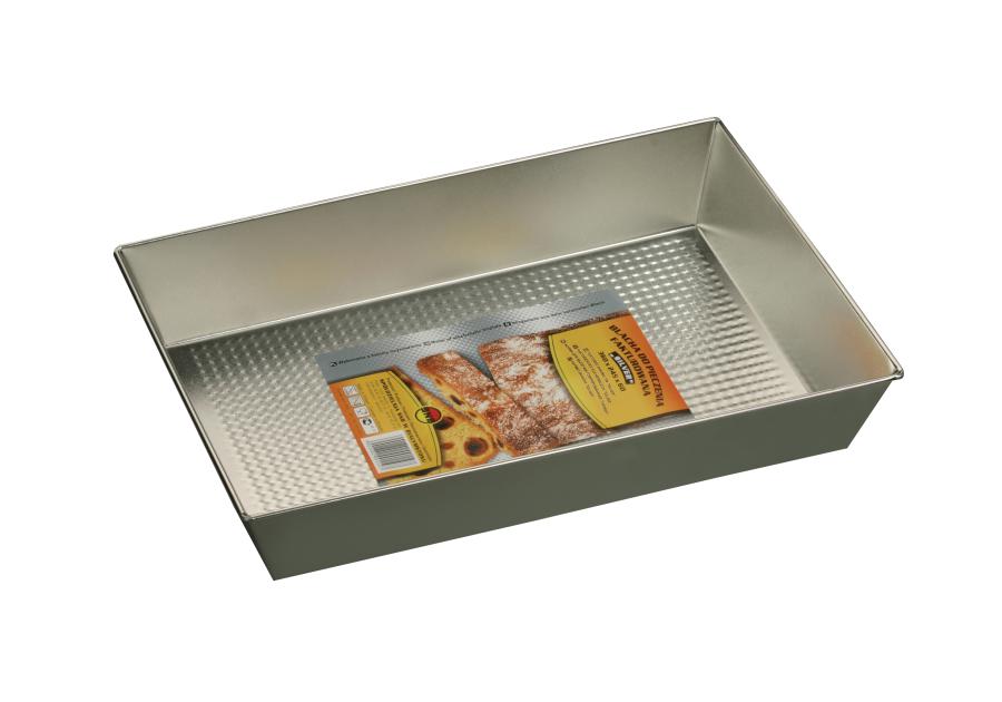 Zdjęcie: Blacha do pieczenia Silver 36x24,5x6 cm fakturowana SNB