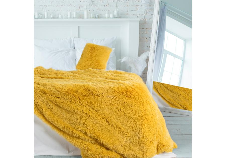 Zdjęcie: Narzuta Lettie 200x220 cm musztardowa EUROFIRANY