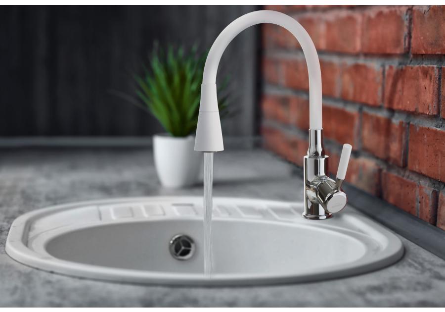 Zdjęcie: Bateria zlewozmywakowa Pogo biała INVENA