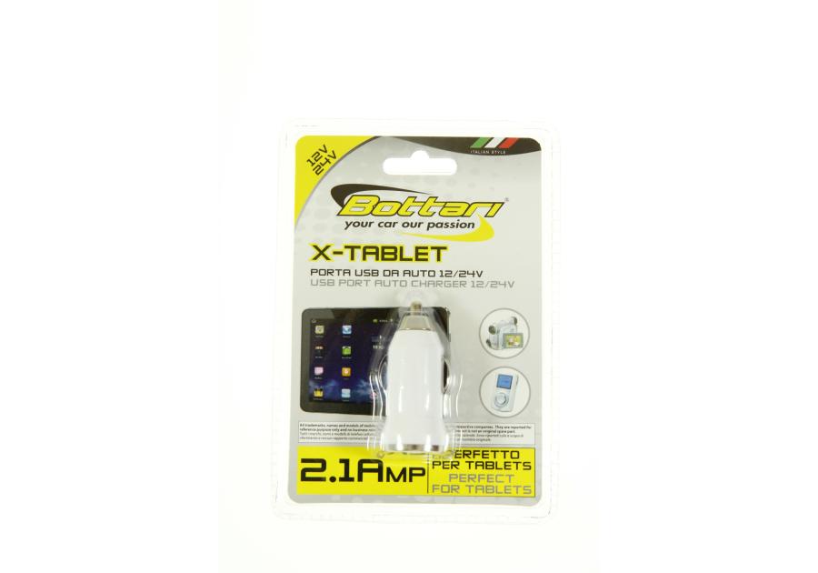 Zdjęcie: Ładowarka samochodowa USB 2 1AMP iPod BOTTARI