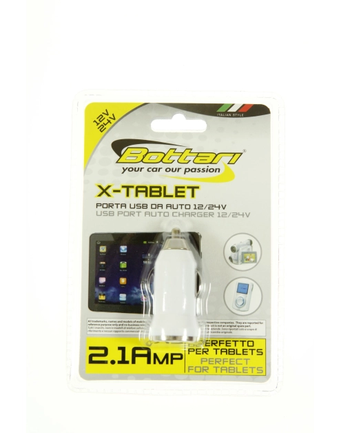 Zdjęcie: Ładowarka samochodowa USB 2 1AMP iPod BOTTARI