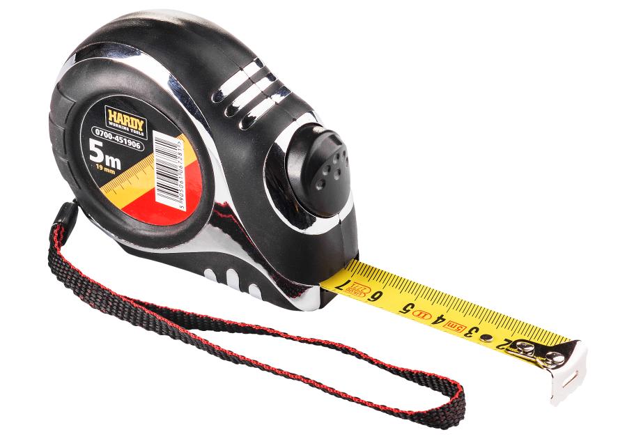 Zdjęcie: Miara zwijana 7,5 m - 25 mm HARDY