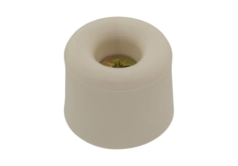 Zdjęcie: Odbojnik drzwiowy gumowy H-28x32 mm biały METRO