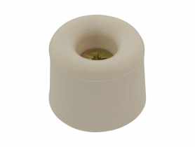 Odbojnik drzwiowy gumowy H-28x32 mm biały METRO