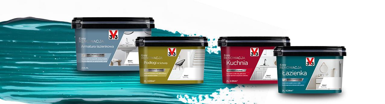Easy Renowacja z V33 – poznaj gamę produktów, które odmienią Twoje wnętrza bez rewolucji