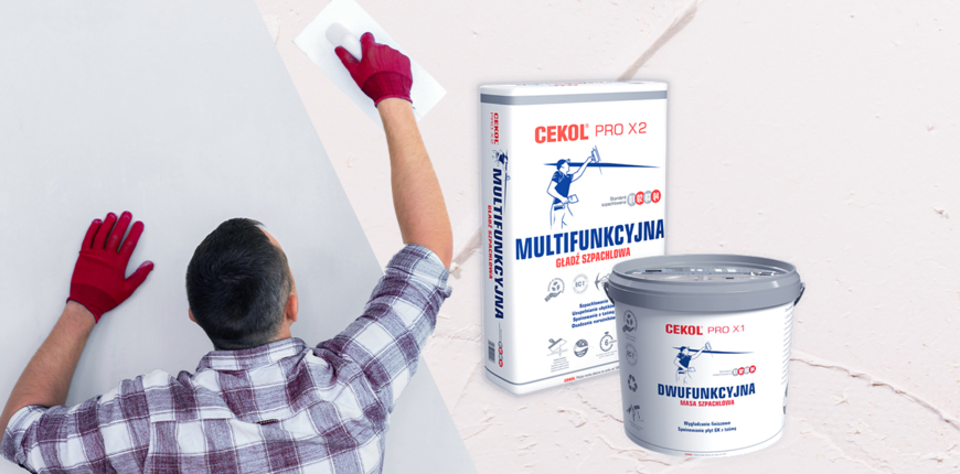 Szybko, gładko, profesjonalnie – przewodnik po nowych gładziach CEKOL