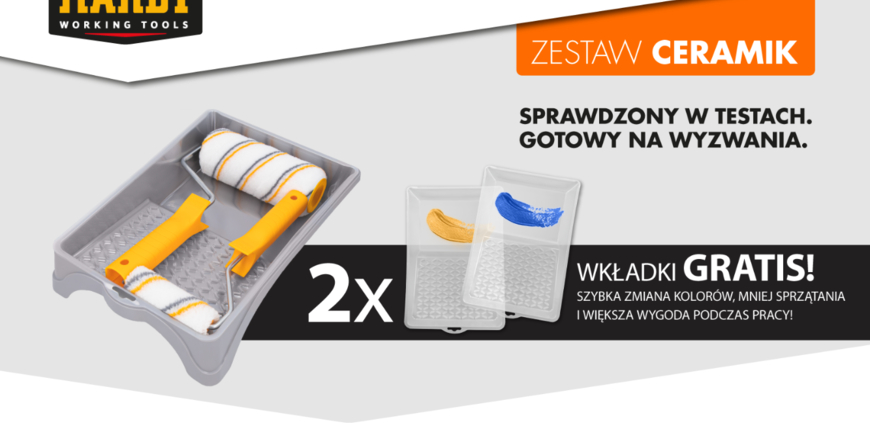Zestaw malarski HARDY CERAMIK: Wszystko, czego potrzebujesz do precyzyjnego malowania – w jednym komplecie!