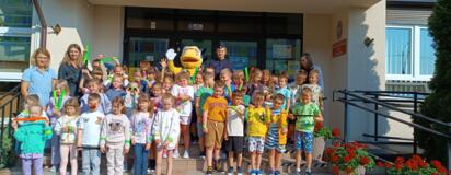 Akcji „Bezpieczna droga do szkoły”  z PSB Mrówką w Parczewie