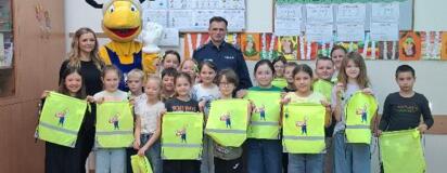 Mrówka Tuchów przeprowadziła akcję "Bezpieczna droga do szkoły"