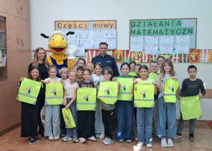 Mrówka Tuchów przeprowadziła akcję "Bezpieczna droga do szkoły"