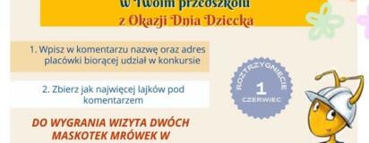 Sklep Mrówka w Węgrowie zorganizował konkurs z okazji Dnia Dziecka