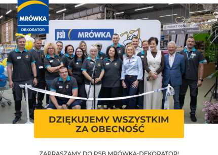 Otwarcie Mrówki w Tomaszowie Mazowieckim po rebrandingu