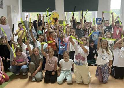 Akcja "Bezpieczna droga do szkoły" z PSB Mrówką Opole Lubelskie