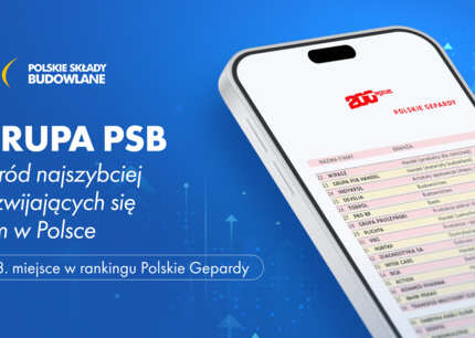 Grupa PSB Handel S.A. w gronie najszybciej rozwijających się firm w Polsce - "Polskie Gepardy"