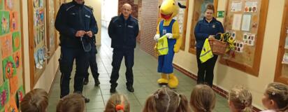 Kolejna akcja "Bezpieczna droga do szkoły" z PSB Mrówka Krzywiń 