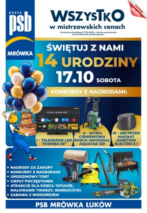 PSB Mrówka Łuków Gazetka - Aktualne promocje w jednym miejscu