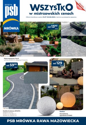 Gazetka promocyjna od 15-07-2026 do 30-07-2026