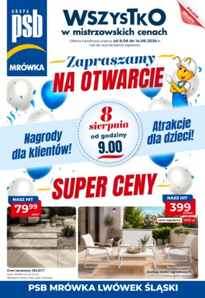 Gazetka promocyjna od 08-08-2026 do 14-08-2026
